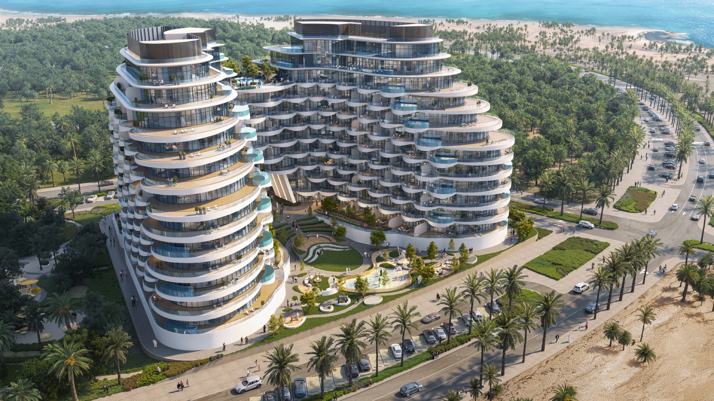 Aqua Arc residence and coastal outlook architectural rendering