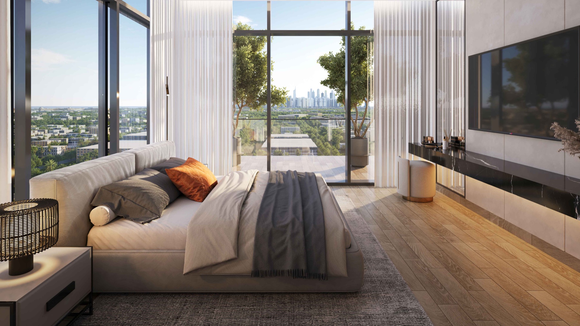 Orvessa bedroom architectural rendering