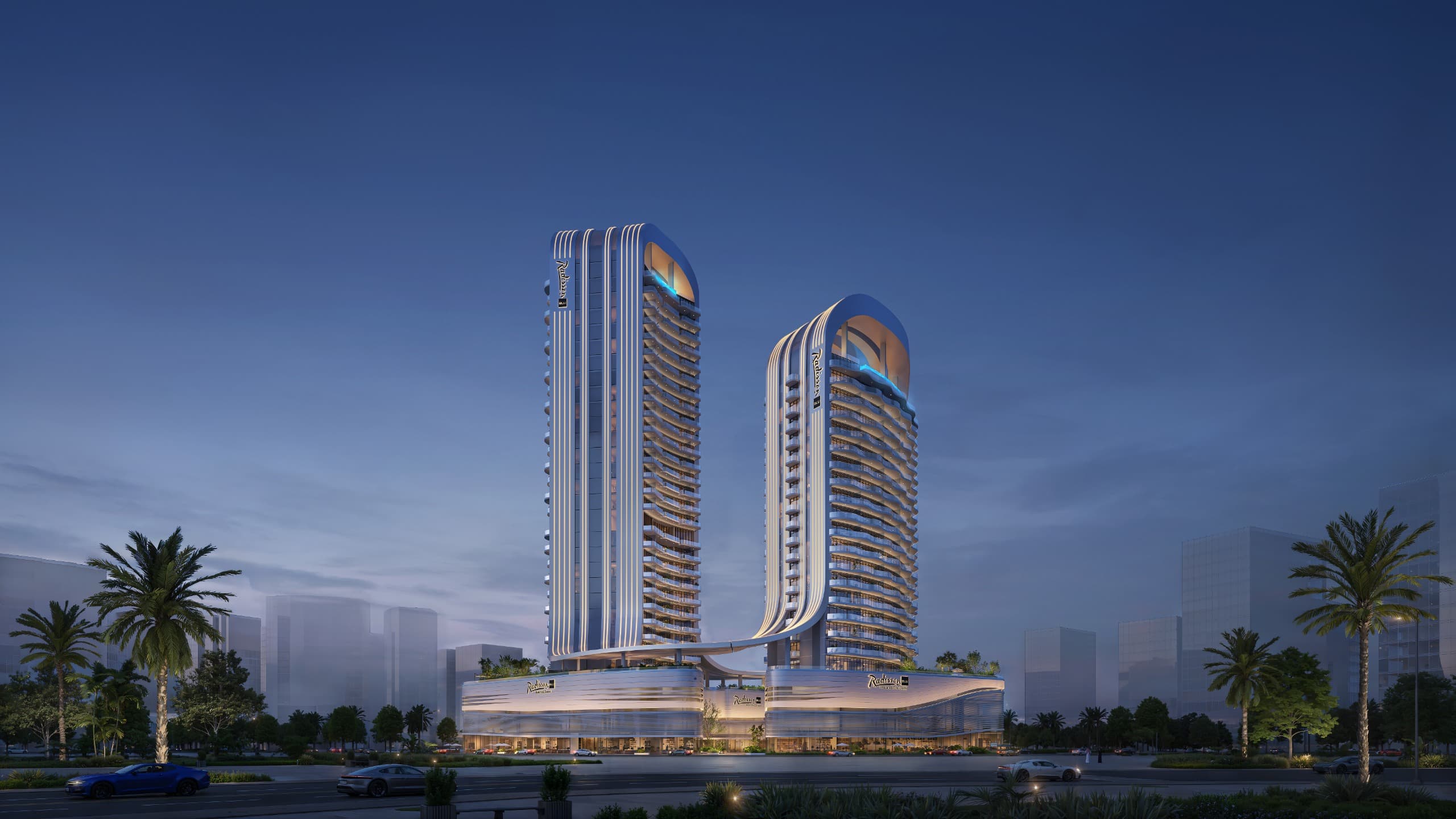 Radisson Blu Hotels & Residences architectural rendering